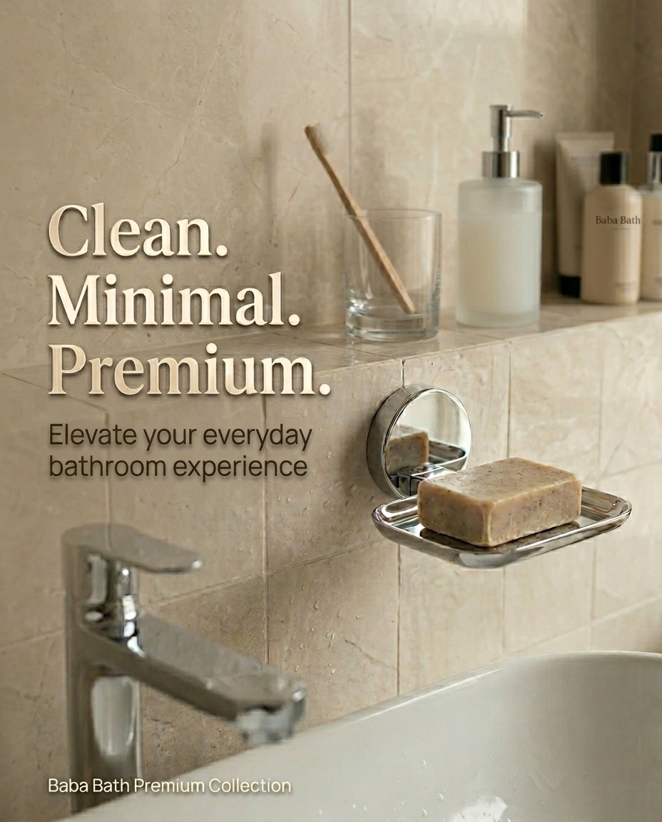 Premium SS 304 wall mounted soap holder