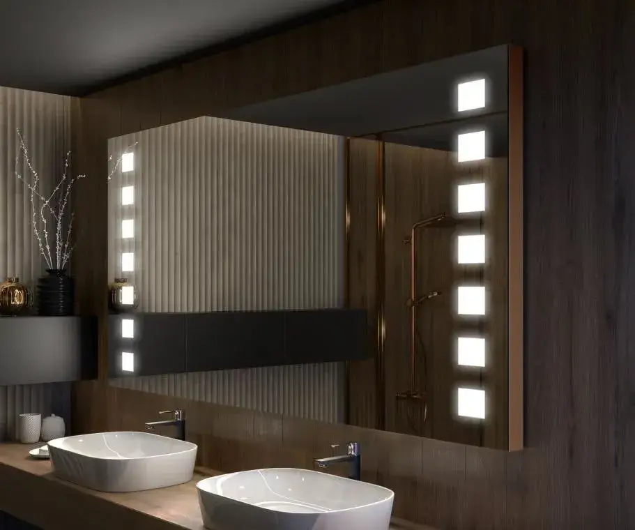 BABA BATH Premium LED Mirror for Bathroom | Touch Sensor |  Wall Mounted | 36x24inch| 2 Years Warranty