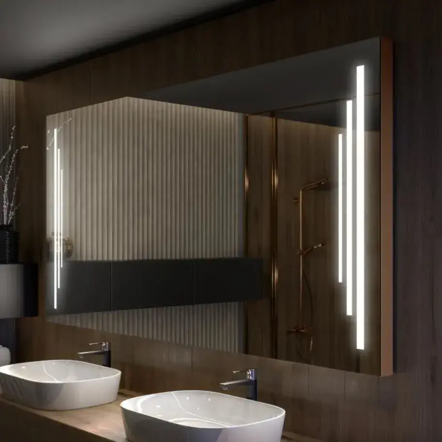 BABA BATH Premium LED Mirror for Bathroom | Touch Sensor |  Wall Mounted | 36x24inch| 2 Years Warranty