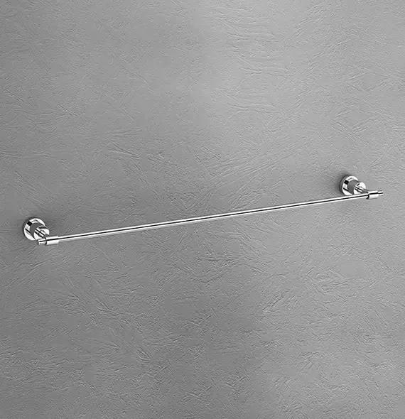 ROXIA Desire Towel Rod 24 inch | SS 304 Grade Stainless Steel | Wall Mounted Single Bar Bathroom Towel Holder | Lifetime Rust & Corrosion Warranty 