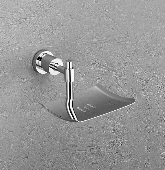 ROXIA Desire Soap Dish | Wall Mounted Soap Holder | SS 304 Grade Stainless Steel | Modern Chrome Finish | Lifetime Rust & Corrosion Warranty