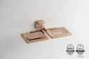 Double Soap Holder | Ellen Series | Rosegold By Aquarium 