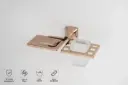Aquarium Ellen Series Soap Dish & Toothbrush Holder – Premium PVD Finish – Rosegold
