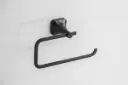 Aquarium Ellen Series Designer Towel Ring | SS304 & Solid Brass Body | PVD Black | Wall Mounted Bathroom Towel Holder