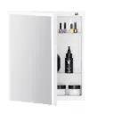 BABA BATH Wall-Mounted Mini Bathroom Cabinet with Mirror | Compact Storage & Organiser for Small Bathrooms, Kitchens & Homes | Durable & Space-Saving Medicine Cabinet