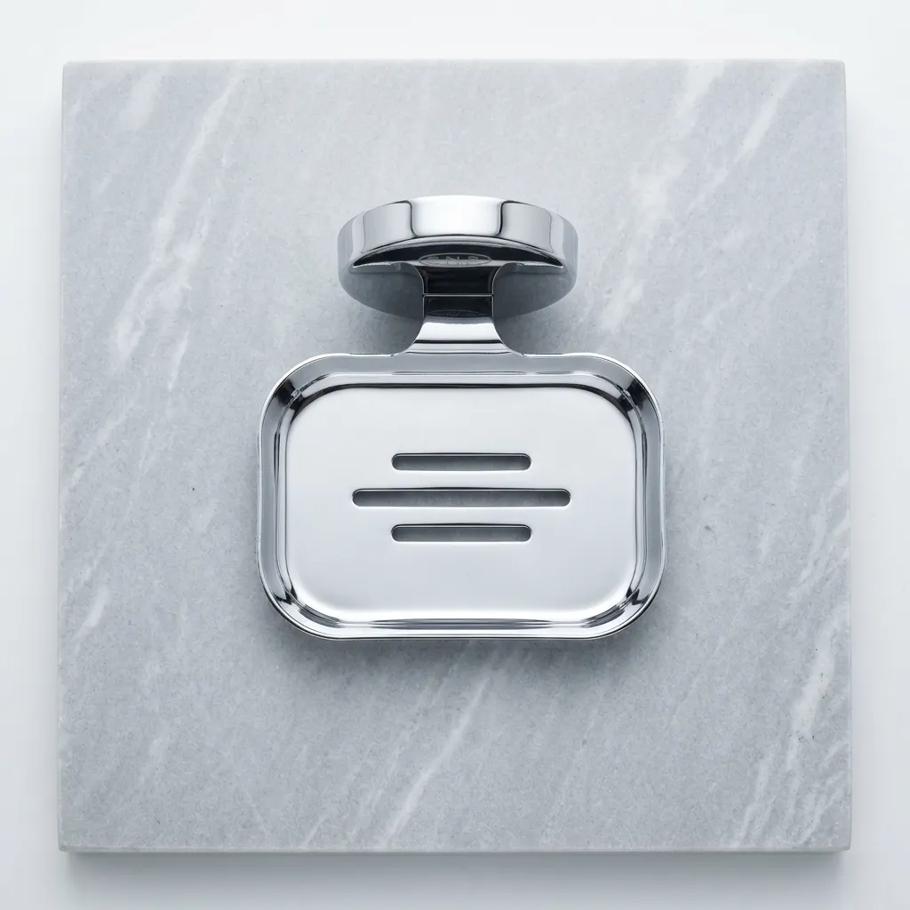 Baba Bath Aura Chrome Soap Dish – Premium SS 304 Wall Mounted Bathroom Accessory