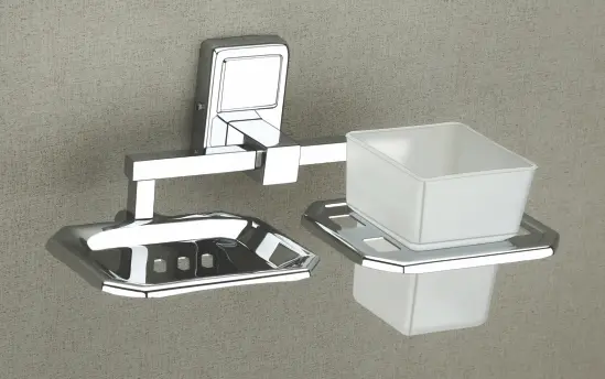 Nexa Soap Dish With Tooth Brush Holder