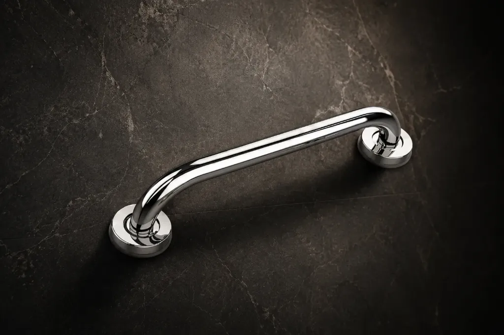 Baba Bath SafeGrip  SS304 Luxury Grab Bar – Premium Chrome Bathroom Safety Rail
