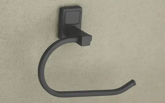 Nexa Towel Ring Black