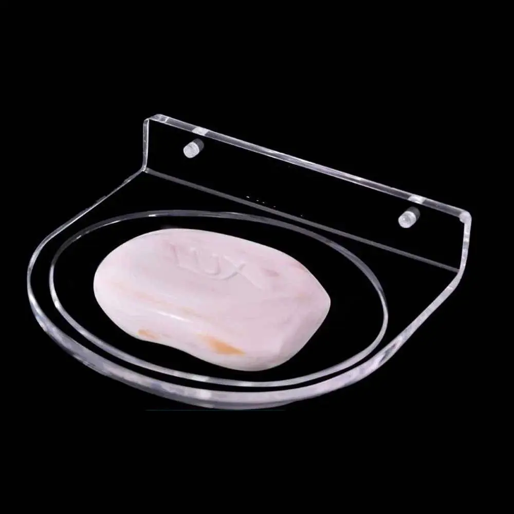  Acrylic Clear Soap Dish Oval 6 MM Thickness By BABA BATH 