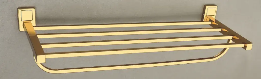 Nexa Towel Rack 24 Inch Gold