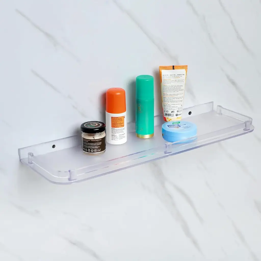 Unbreakable 12 in Shelf By BABA BATH   (Pack Of 2)