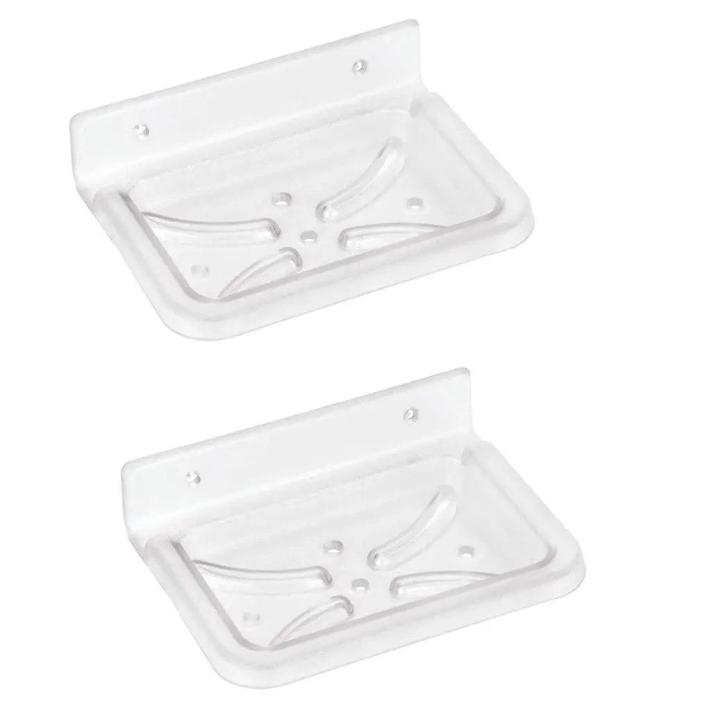 Unbreakable Square Soap Dish By BABA BATH (Pack Of 2)