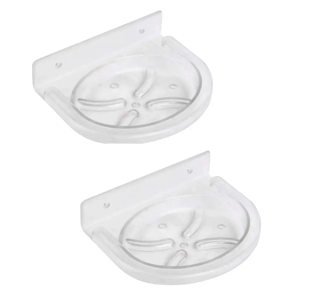 Unbreakable Oval Soap Dish By BABA BATH (Pack Of 2)