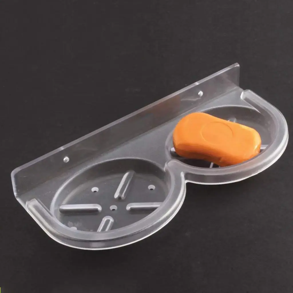 Unbreakable Oval Double Soap Dish By BABA BATH (Pack Of 2) 