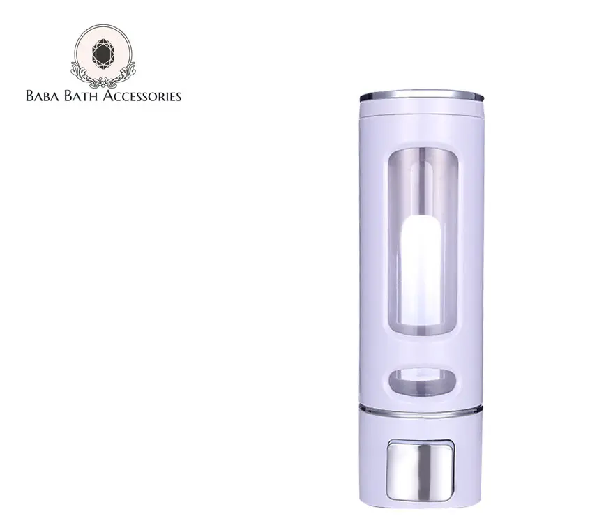 White Capsule Soap Dispenser By BABA BATH