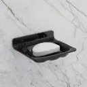  Acrylic Black Soap Dish Square 6 MM Thickness By BABA BATH 