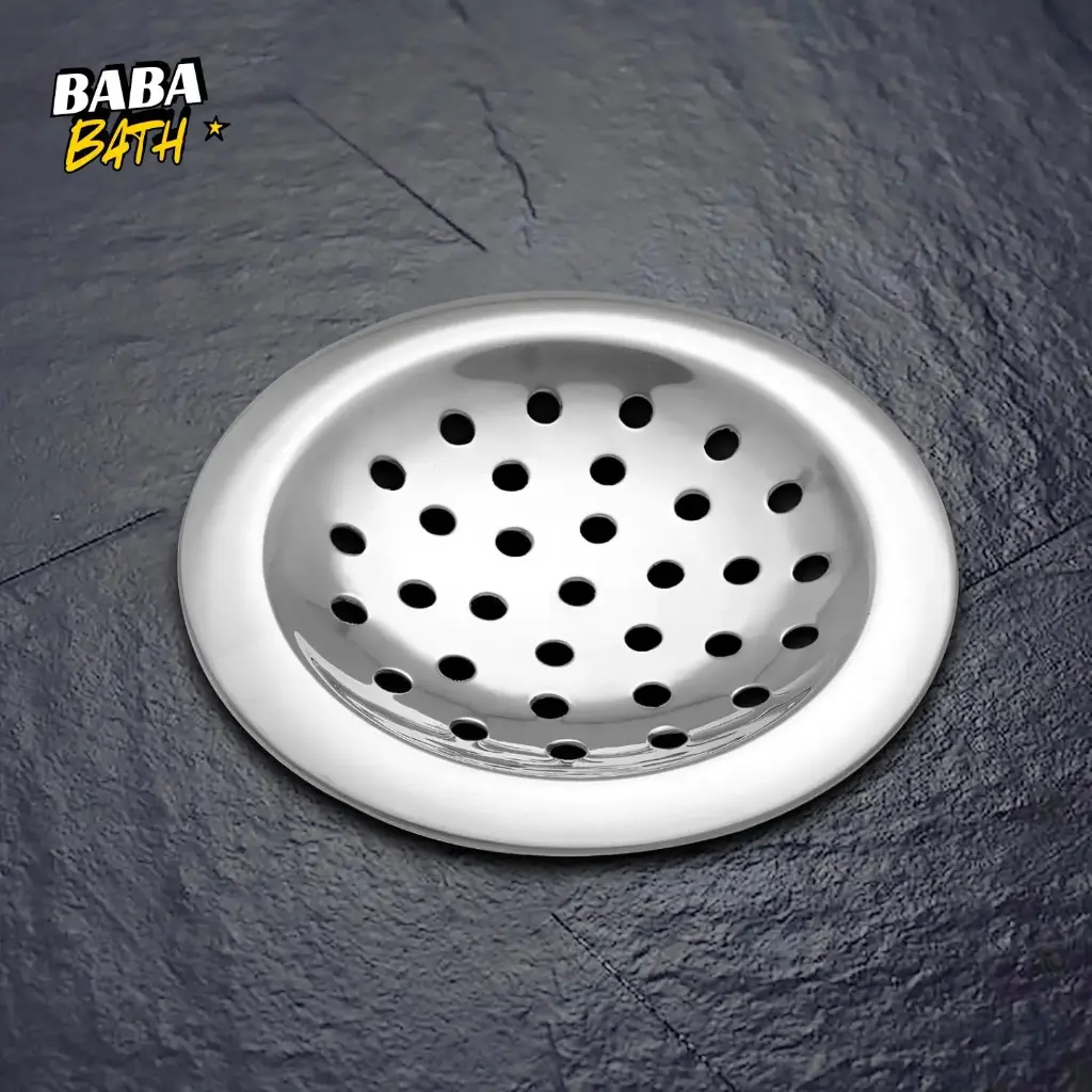 Round SS Drain Jali 5 Inch 