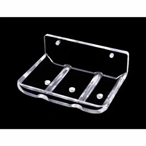  Acrylic Clear Soap Dish Square 6 MM Thickness By BABA BATH