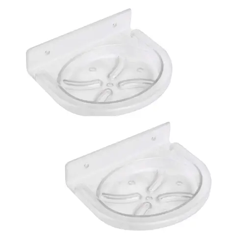 Unbreakable Oval Soap Dish By BABA BATH (Pack Of 2)